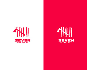 Seven survival unique logo
