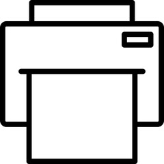 Printer outline icon