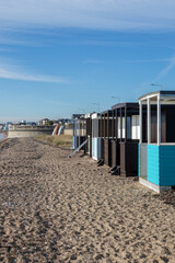 Obraz na płótnie Canvas Thorpe Bay beach, Southend-on-Sea, Essex, England, United Kingdo
