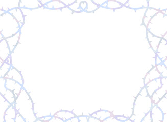 かわいい棘のフレーム © Nagi Mashima