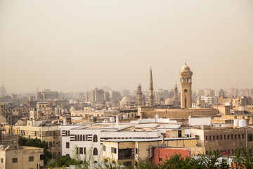 Naklejka premium Beautiful view of the old city in the center of Cairo, Egypt