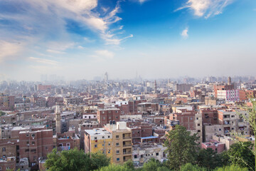 Obraz premium Beautiful view of the old city in the center of Cairo, Egypt