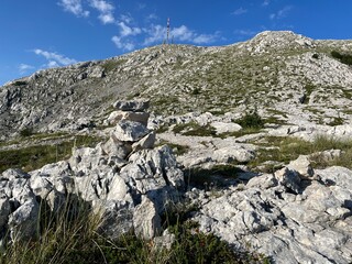 Sveti Jure - highest peak of Biokovo mountain in Croatia