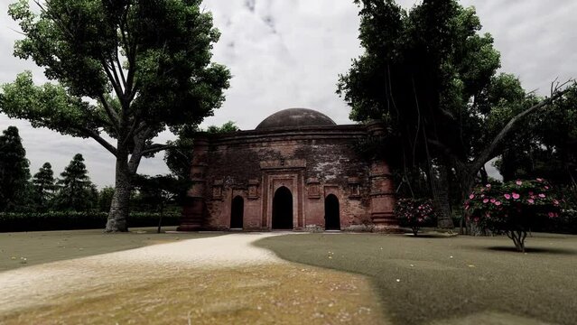 Mosquee &ndash; Chuna Khola,Animation.Full HD 1920&times;1080. 10 Second Long.