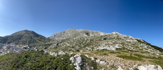 Sveti Jure - highest peak of Biokovo mountain in Croatia