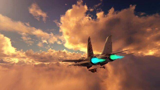 F14 Drop The Bomb, Animation.Full HD 1920&times;1080. 10 Second Long.