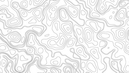 White wave paper curved reliefs abstract background, Abstract topographic contours map background. Geographic mountain relief. Abstract lines background. Contour maps. Business concept.