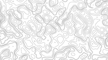 White wave paper curved reliefs abstract background, Abstract topographic contours map background. Geographic mountain relief. Abstract lines background. Contour maps. Business concept.