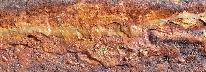 texture of old rusty metal surface background	