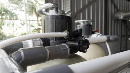 Valve of Containerized Water treatment plants.