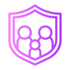 family gradient icon