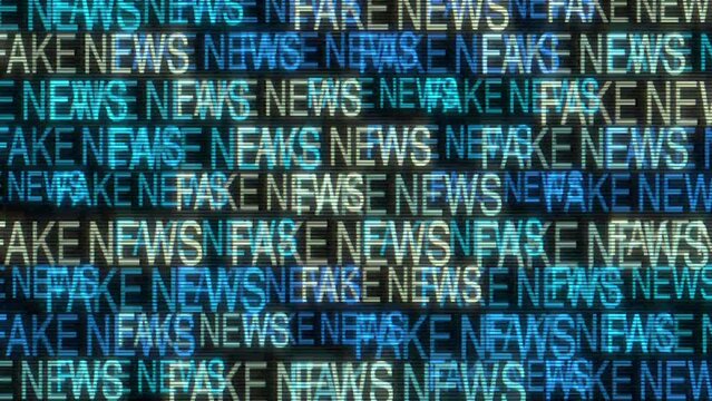 Fake News Kinetic Animated Text