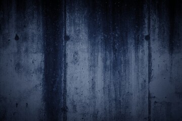 Blue dark dirty wall texture - concrete backdrop