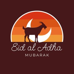 Eid al adha graphic illustration