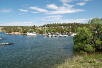 Fototapeta premium Overlook at Glendo Marina in Wyoming 