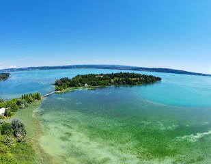 Konstanz, Deutschland: Panorama der Insel Mainau