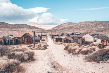 Bodie, ghost town in USA. 