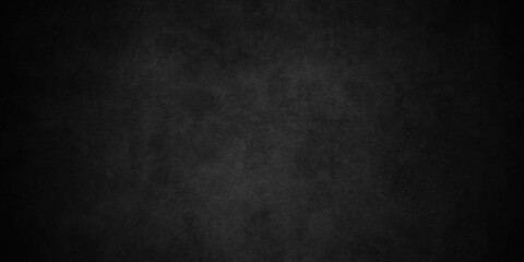 Dark black grunge textured concrete backdrop  background. Panorama dark grey black slate background or texture. Vector black concrete texture. Stone wall background.	

