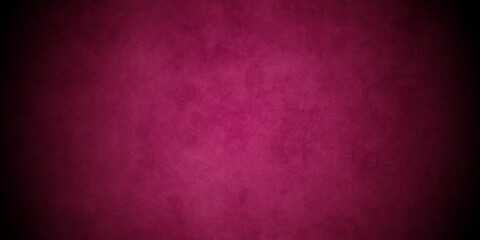 Light pink grunge texture and Old wall texture cement black pink backdrop background. Panoroma abstract dark color design are light with white gradient background.