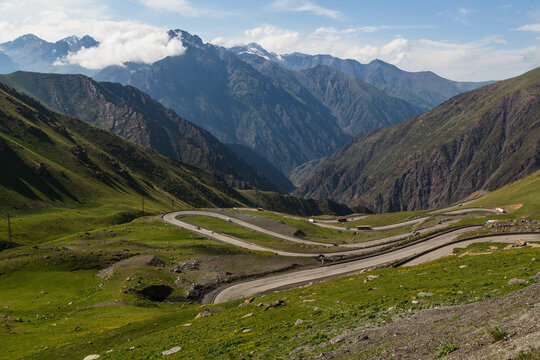 Highway to Too Ashuu literally "camel pass", is a mountain pass in Kyrgyzstan on the highway from Bishkek to Osh. Kyrgyzstan