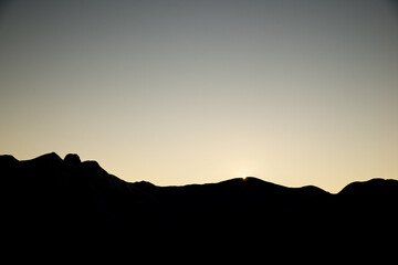 Sunset in the Pyrenees