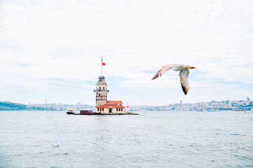 Maiden's Tower, Bosphorus, Turkey.