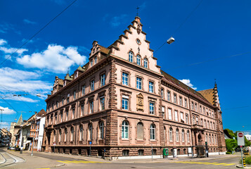 University Building in Basel, Switzerland in summer