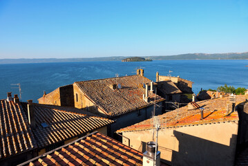 the historic center of Marta Lazio Italy