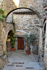 the historic center of Marta Lazio Italy