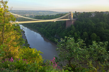 Bristol Suspension Bridge in the UK