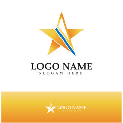 Star logo design illustration vector with modern concept 