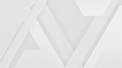 Minimal geometric white light background abstract design illustration