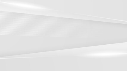 Minimal geometric white light background abstract design illustration