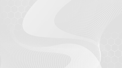 Minimal geometric white light background abstract design illustration