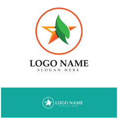 Star logo design illustration vector with modern concept 