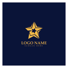 Obraz premium Star logo design illustration vector with modern concept 