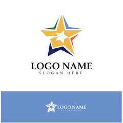 Star logo design illustration vector with modern concept 