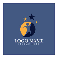 Star logo design illustration vector with modern concept 