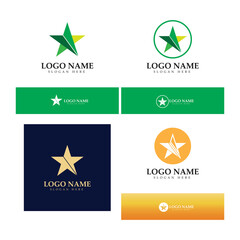 Star logo design illustration vector with modern concept 