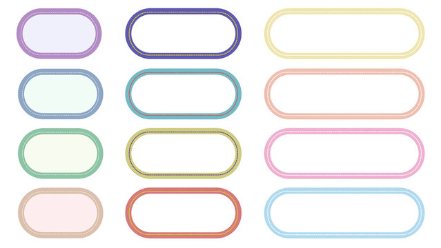 set of cute colorful tag banner, masking tape, label decorations, ribbon for the planner, journal, notepad, memo, and reminder. cute and simple illustration for your design