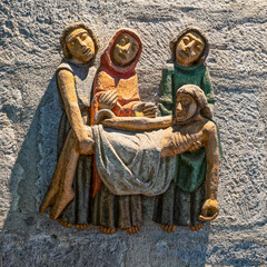 chemin de croix Basilique Notre Dame d'Orcival Auvergne