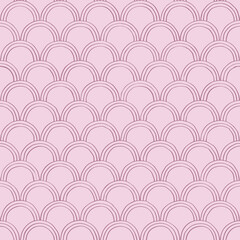 hand drawn pattern in pink