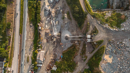 Pedreira Mina Mineradora Pedras Extra&ccedil;&atilde;o Geologia Pedras Pedra Rochas Rocha Pernambuco Caminh&otilde;es Maquin&aacute;rio Industrial Estrada Rodovia