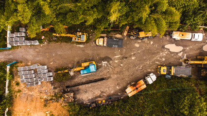 Fototapeta premium Pedreira Mina Mineradora Pedras Extração Geologia Pedras Pedra Rochas Rocha Pernambuco Caminhões Maquinário Industrial Estrada Rodovia