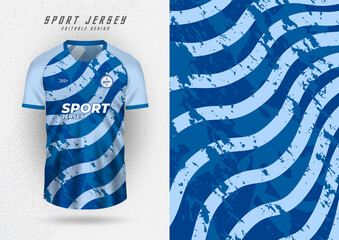 Background mockup for sports jersey, jersey, running shirt, wave pattern.