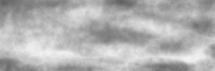 fog, gloomy sky, hand-drawn illustration for background, background with black and white clouds for design or banner
