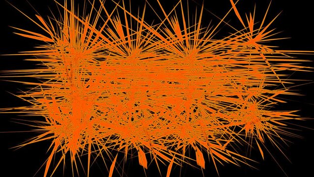 Animated black background with boo Text. Suitable for use as titles, video intros, and other content with a Halloween theme