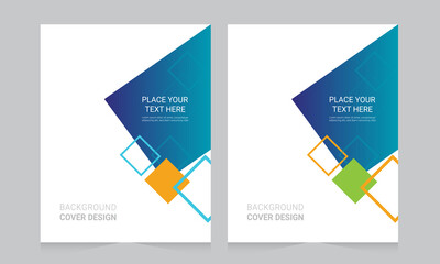 Cover design for annual report and business catalog, magazine, flyer or booklet. Brochure template layout. A4 cover vector EPS-10