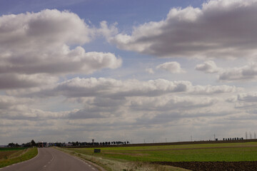 Road in the field