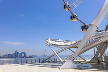 Ferris Wheel also known as the Baku Eye is a Ferris wheel on Baku Boulevard, Azerbaijan.